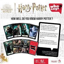 Harry Potter Who Says ? Card Game of Quotes 10+