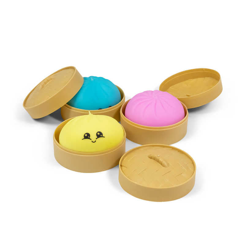 Colorful Dumpling Squishy Stress Balls Sensory Fidget Toy 4+