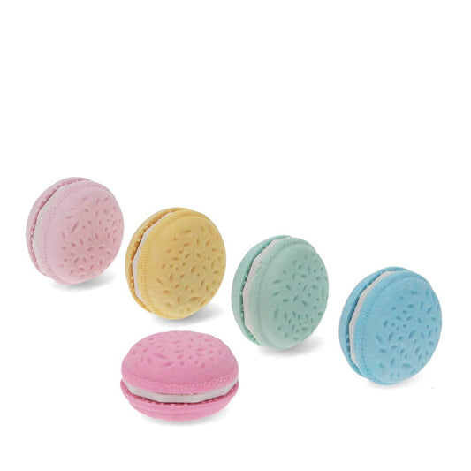Set of 5 Erasers  - Macarons 3+