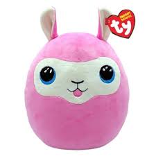 Lana the LLama  Squish-A-Boo 35cm Ty Beanie Toy DOB March 7th