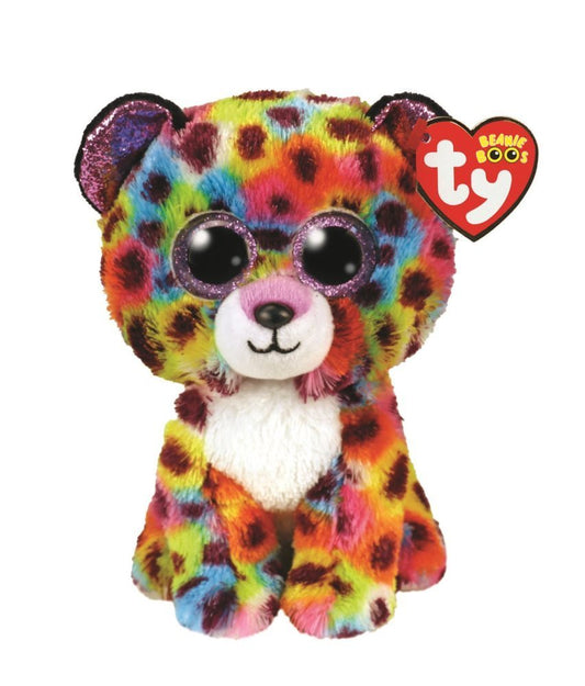 Giselle the Leopard 15cm Ty Beanie Soft Toy Plush DOB May 12