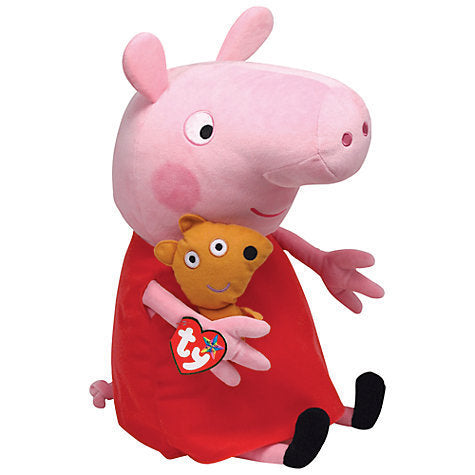 Peppa Pig 30cm TY Beanie Baby Buddy Plush Soft Toy 96230