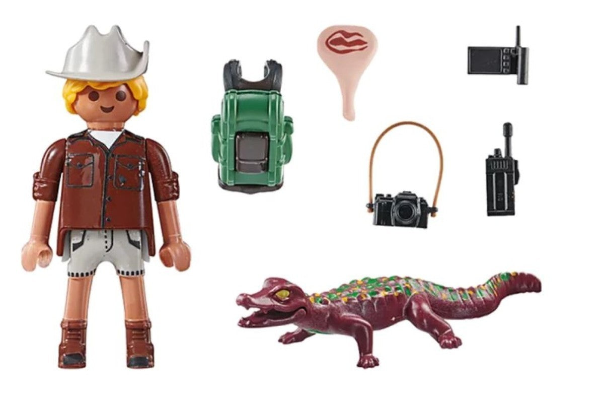 Playmobil  71168 Special Plus Researcher with Caiman 4+