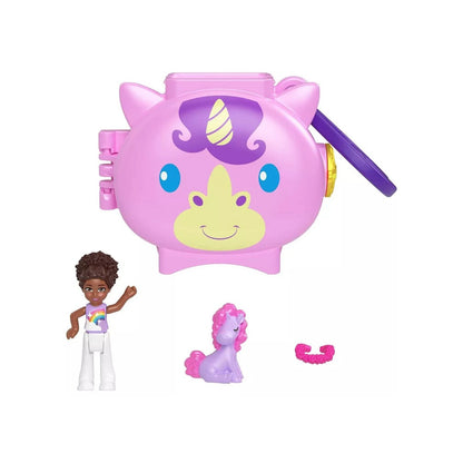 Polly Pocket Pet Connects Collectible Locket Playset 4+
