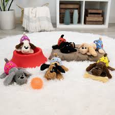 Pound Puppies Newborn Brown - Retro Classic Soft Toy Animal 3+