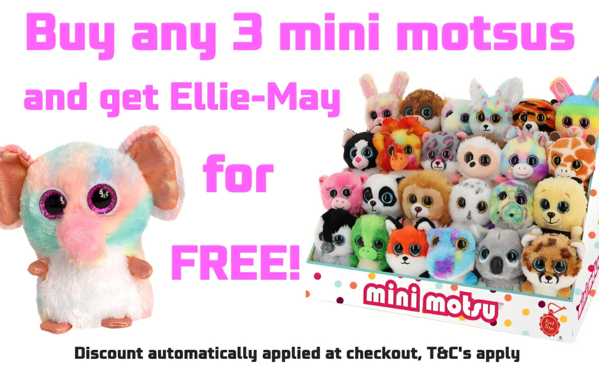 Mini Motsu 10cm Assorted Characters Available by Keel Toys