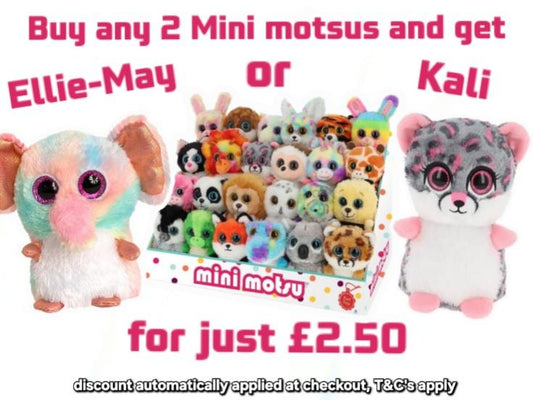 Mini Motsu 10cm Assorted Characters Available by Keel Toys
