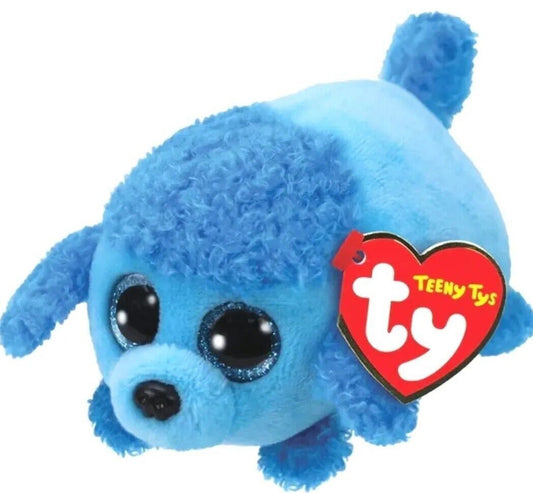 Lexi the blue poodle Teeny TY Beanie Soft Toy DOB April 29