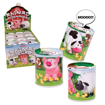 Classic Tin Animal Sound Noise Maker 18m +