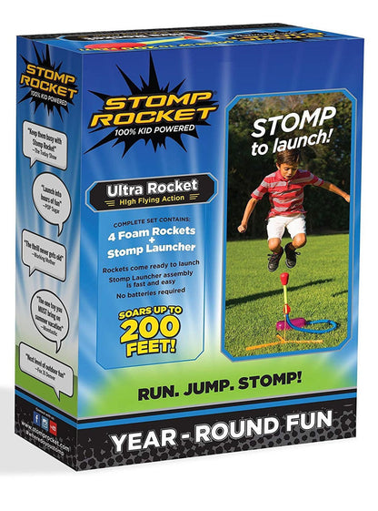 Stomp Rocket Ultra Kit Air Powered Foam Rocket Set 5+