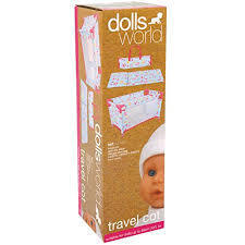 Dolls World Deluxe Travel Cot