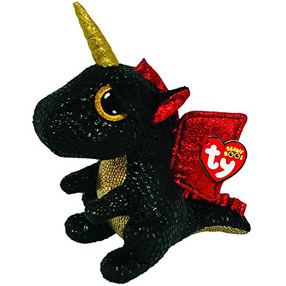 Grindal The Dragon 15cm Ty Beanie Soft Toy Plush DOB January 30